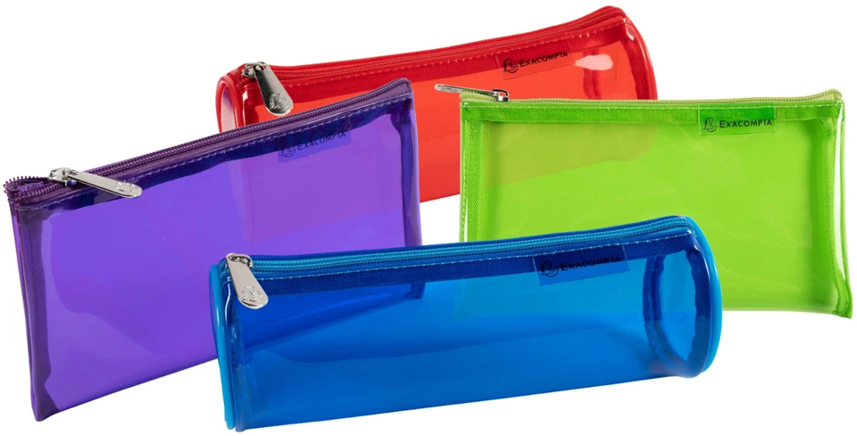 Exacompta 52670E Schlampermäppchen Schulmäppchen 2 Formen 4 Farben 20 Stück - Bild 1 von 2