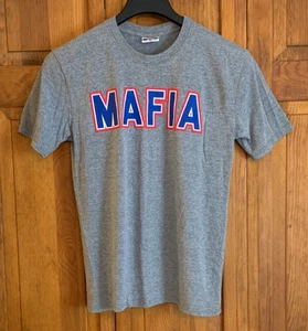 Women's Where I'm From Short Sleeve Gray "MAFIA" T-Shirt Tag Size S - Picture 1 of 5