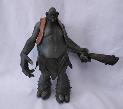 Harry Potter 2001 Mountain Troll Ogre Figure & Club Mattel Sorcerers Stone - Image 1 of 4