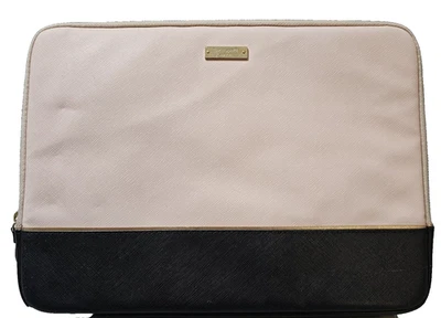 Kate Spade Pink & Black Universal Laptop/ ipad Sleeve ~ Holds up to 13 inch - Image 1 of 4