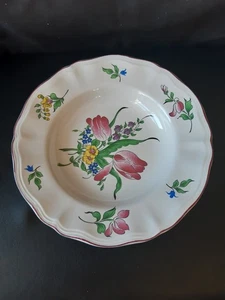 K&G Luneville “Old Strasbourg” Hand Painted Soup/Cereal Bowl 23cm X1 France - Picture 1 of 4