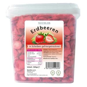 Sucelos gefriergetrocknete Erdbeerscheiben 300g gefriergetrocknete Früchte - Bild 1 von 7