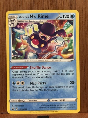 Galarian Mr. Rime SWSH079 SWSH: Sword & Shield Promo Cards Holo - Image 1 of 4