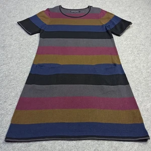 Túnica tejida Gudrun Sjoden para mujer talla M algodón orgánico vestido jersey rayas - Imagen 1 de 12