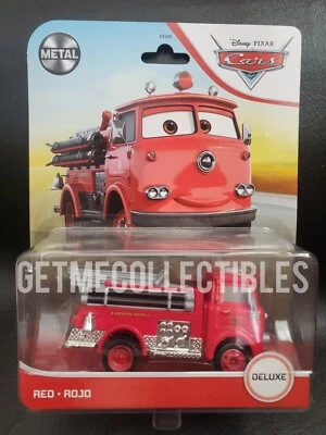 DISNEY PIXAR CARS RED THE FIRE TRUCK DELUXE 2021 SAVE 6% GMC - Image 1 of 2