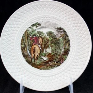 Spode Herring Hunt Mansard Shape Cream Soup Saucer Drawing the Dingle - Picture 1 of 3