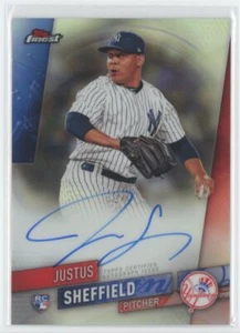 2019 Finest Autographs Justus Sheffield RC Auto New York Yankees - Picture 1 of 2