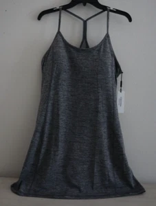Calvin Klein Performance PF2D8050 Women's Sz L Black Heather Exercise Dress $80 - Picture 1 of 10