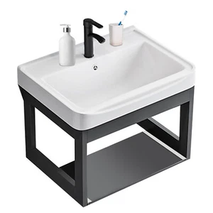 50cm x 36cm Bathroom Vanity Elegant Wall-Mounted Bathroom Vanity White Brand New - Picture 1 of 6