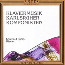 SONTRAUD SPEIDEL Piano Klaviermusik Karlsruher Kompinisten Antes Edition 2CD Box