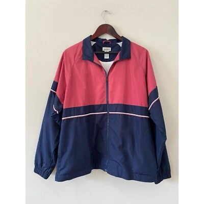 Chaqueta Classic Elements Para Hombre XL Estilo Cortavientos Ligera Color Bloque Cuello Foto 1 de 4