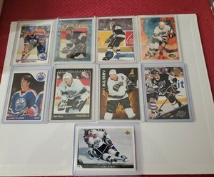 Jari Kurri 1985-86 Topps card #155-PLUS 8 CARD LOT Edmonton Oilers 