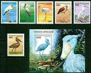 CHAD– 1999 – AFRICAN BIRDS – VF** - Foto 1 di 1