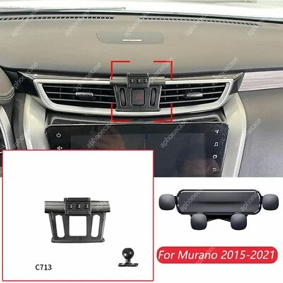 Phone Holder Mount For Nissan Murano 2015-21 Dashboard Air Vent Phone Stand Kit - Image 1 of 4