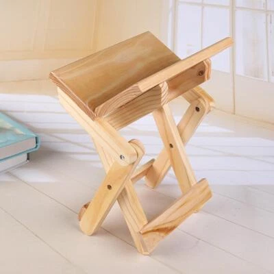 Folding Step Stool,Fully Assembled Wooden Spa Bath Collapsible ,Waterproof,for - Image 1 of 4