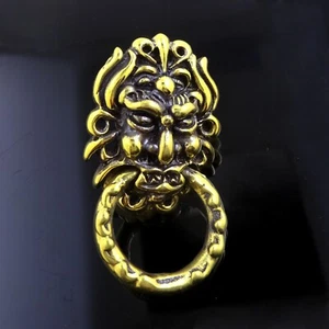 Vintage Japan Wind Devil Mask Wallet Snap, Concho, Leather Craft, for Wallets - Picture 1 of 2