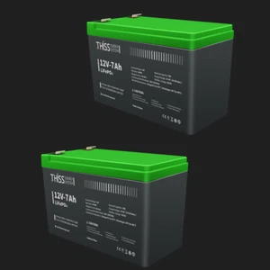 2packs THISS 12V 7.0Ah LiFePO4 Deep Cycle Lithium Battery for RV System Marine - Picture 1 of 11