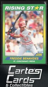 Freddie Benavides 1992 Score 100 Rising Stars #53 Cincinnati Reds - Picture 1 of 2