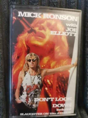 Mick Ronson/Joe Elliott - Don't Look Down/Slaughter On 10th Avenue (Cassette) - Image 1 of 2