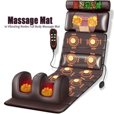 Massage Mat Full Body Massage Mat Pillows Heating Pads for Neck and Back Massage - image 1 of 4
