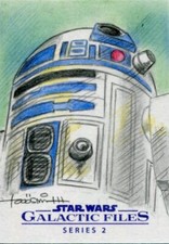 Star Wars Galactic Files Series 2 Sketch Card By Todd Aaron Smith