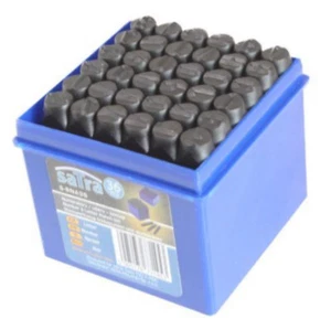 Schlagbuchstaben und Zahlen 8 mm 36-teilig A-Z 0-9 Prägestempel Stanzwerkzeug - Bild 1 von 1