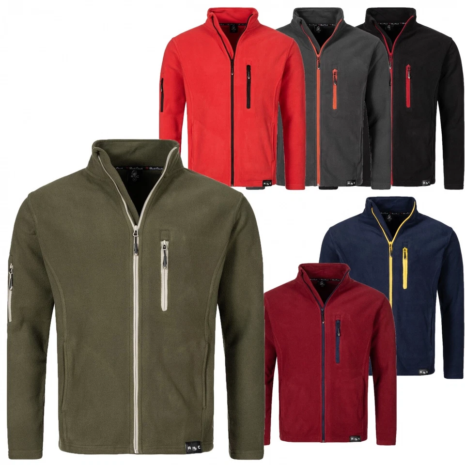 Rock Creek Herren Fleecejacke Winter Jacke Fleece Outdoor Jacken Warm H-197 NEU - Bild 1 von 1