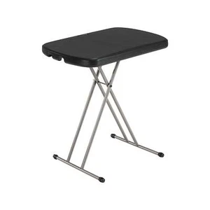 Height Adj. 26 in. Laptop Table/TV Tray, Indoor/Outdoor Light Commercial Grade - Picture 1 of 10