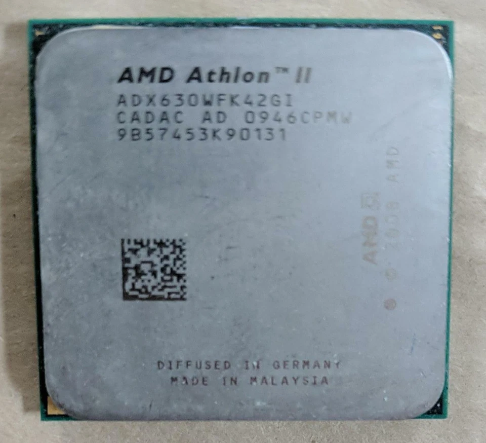 AMD Athlon II  630 2.8GHz Quad-Core (ADX630WFK42GI) Processor, SOLD AS IS - Image 1 of 1