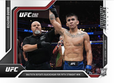 MARIO BAUTISTA DEFEATS BLACKSHEAR 5th STRAIGHT UFC 292 PANINI INSTANT CARD #68