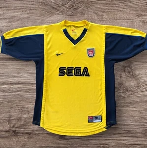 Vintage “Nike” Sega Arsenal 1999-2000 Away Jersey Size XL Youth Fits S Mens - Picture 1 of 6