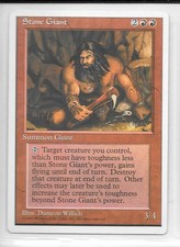 MTG 4TH EDITION --- STONE GIANT X4 --- Uncommon! MINT! Magic Gathering!