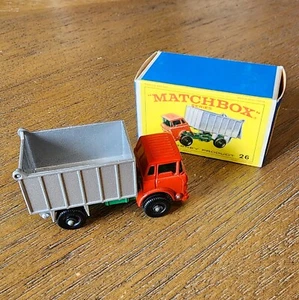 Matchbox Lesney 26 GMC TIPPER TRUCK BPW MINT in Original NM box - Picture 1 of 5
