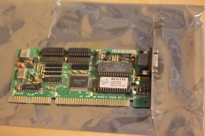 Realtek RTG3105 512 KByte 16 bit ISA VGA  Video Graphic Card - Image 1 of 4