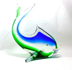 Collectible Blown Glass Fish Decor (Ca. 1990s) - Picture 1 of 9
