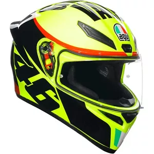 AGV Motorcycle Helmet K1 S Grace Valve VR46 - Sport Racing Integral with Spoiler - Picture 1 of 7