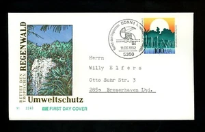 Postal History Germany FDC #B733 Environment tropical rain forest preserve 1992 - Picture 1 of 2