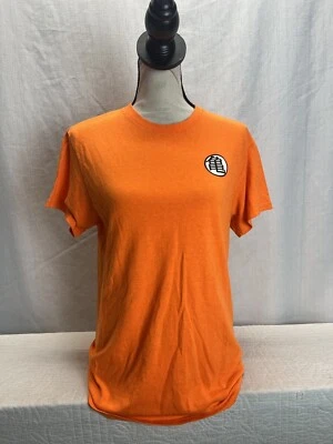 Camiseta De Colección Dragon Ball Z Goku Kame Talla Pequeña Naranja Doble Cara Gráfico Foto 1 de 4