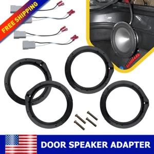 6.5" Speaker Adapter Brackets For Acura TL RDX TSX with Installation Harness - Picture 1 of 19
