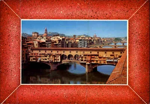 BRÜCKEN Motiv-AK Bridge Brücke Ponte Vecchio in Florenz Firenze Italien AK - Picture 1 of 2