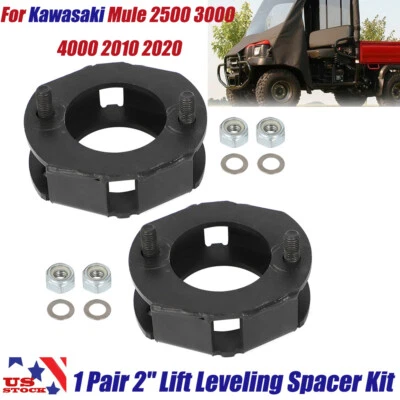 For Kawasaki Mule 2010&2020/2500 3000 4000  2" Front Lift / Leveling Spacer Kit Foto 1 de 4
