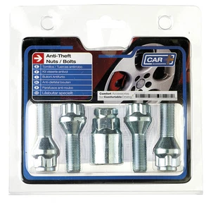 12 x 1.50mm / L26 Anti Theft Locking Wheel Bolt Nuts + Key to fit Citroen C1 - Picture 1 of 5
