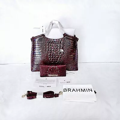 NEW BRAHMIN SANGRIA ELAINE W/ADY WALLET - Image 1 of 4