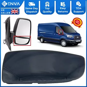 ESPEJO RETROVISOR PUERTA INFERIOR FORD TRANSIT MK8 2014 EN EL CONDUCTOR DERECHO + PLACA TRASERA - Imagen 1 de 8
