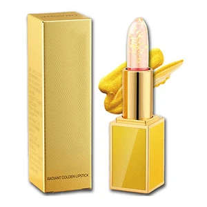 Transferproof Color Changing Lipstick Gold Foil For Women Long Lasting Lip Gloss - Picture 1 of 9