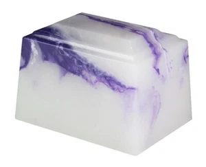 Small/Keepsake 2 Cubic Inch Purple Tuscany Cultured Onyx Cremation Urn Ashes - Picture 1 of 3