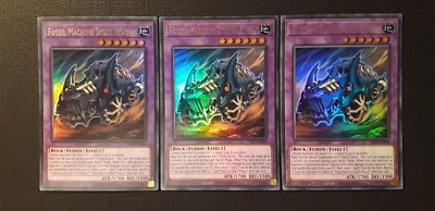 Yu-Gi-Oh! 3x Fossil Machine Skull Wagon, GFP2-EN020, UR, 1. Edition, NM-EX - Bild 1 von 4