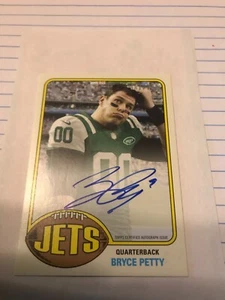 2015 Topps 1976 Topps Rookie Auto /250 Bryce Petty #76A-BP Rookie Auto RC; #81 - Picture 1 of 8