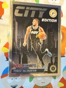 2023-24 Panini NBA Hoops Premium Stock - City Edition #8 Tyrese Haliburton - Picture 1 of 4