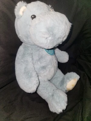 NUEVO Cloud B Dreamy Hugginz Azul HIPPO 13" Peluche Pies Estrella Lovey Juguete Med Foto 1 de 4